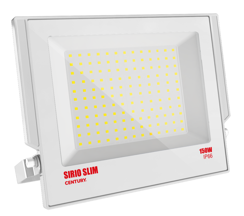 CENTURY SIRIO SLIM reflektor bílý 150W 4000K 13500lm IP66