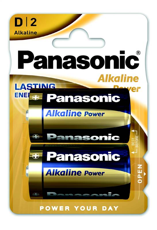 Panasonic LR20 2BP D Alkaline Power 