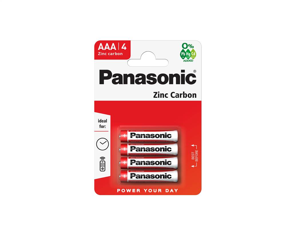 Panasonic LR03 4BP AAA Zinc