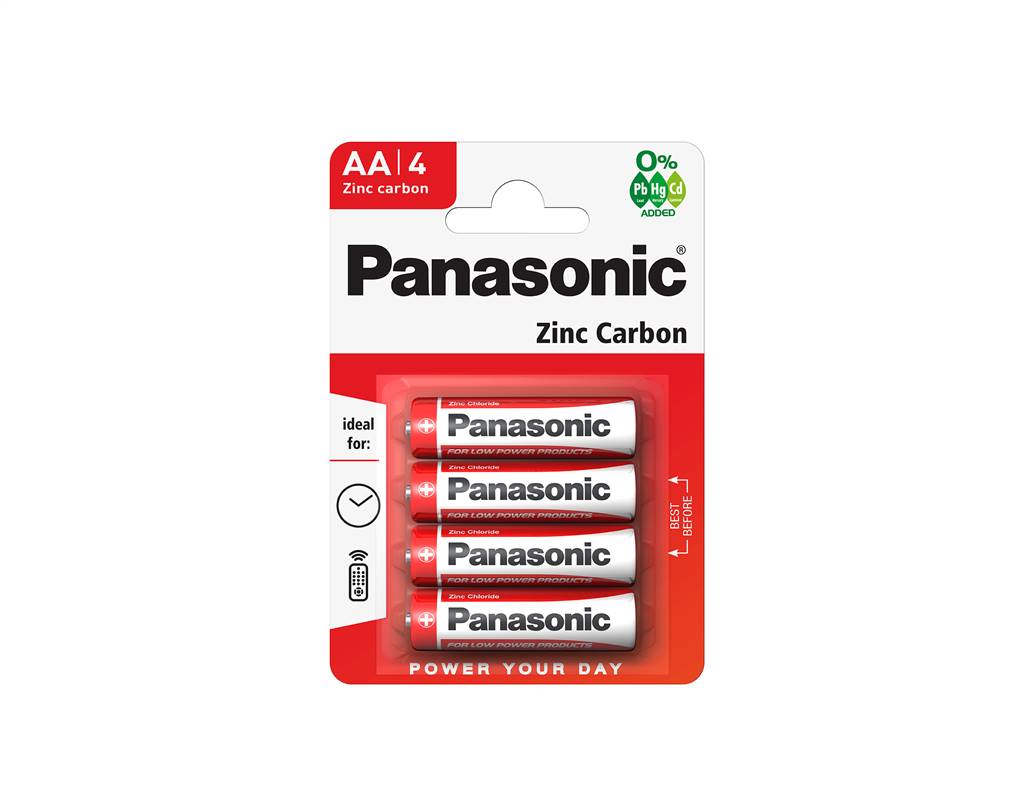 Panasonic LR6 4BP AA Zinc