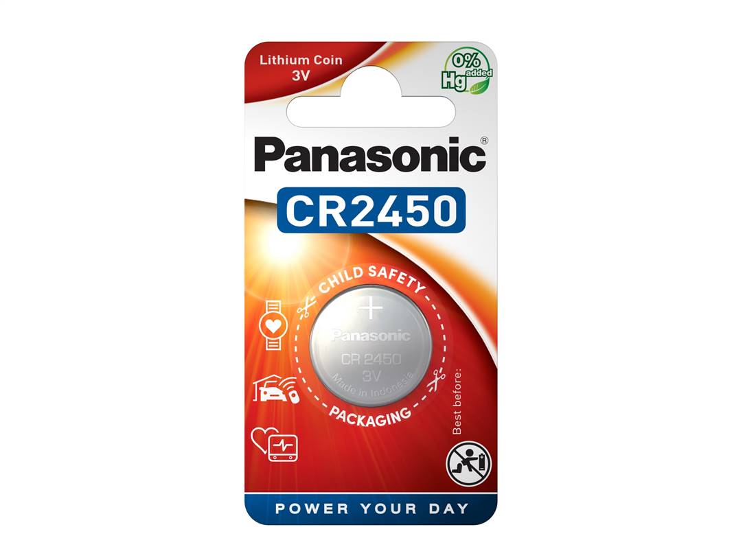 Panasonic CR-2450EL 1BP lithiová mincová