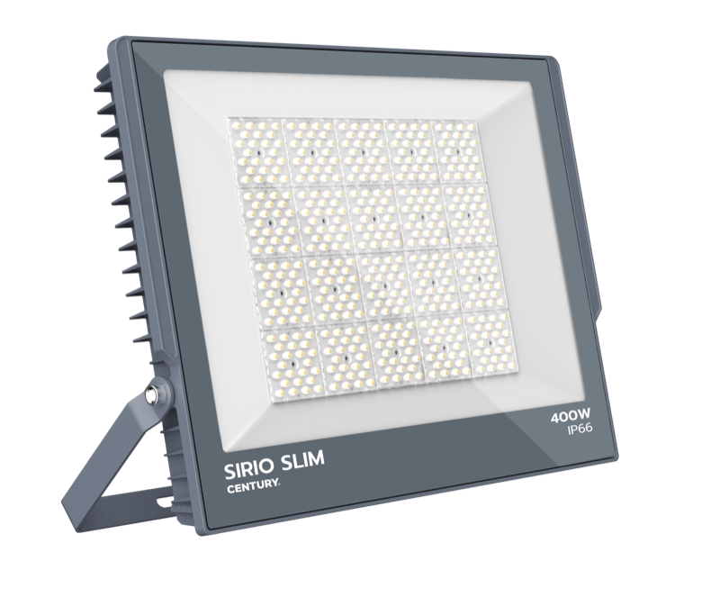 CENTURY Sirio Slim LED reflektor 400W 4000K 46450lm IP66 60° ultra výkonný