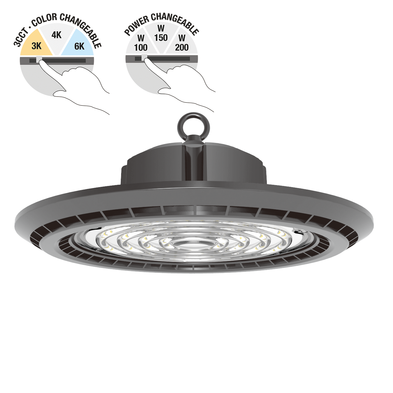 RELCO highbay PUNTO 6 100/150/200W CCT 