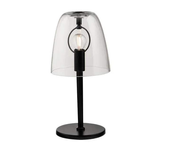 FAN Europe Svítidlo ARES Stolní lampa E14 Průhledná IP20 