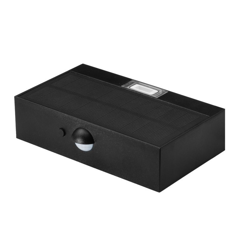 CENTURY LED solární svítidlo DOMINO MINI nástěnné se senzorem 3W 350lm 4000K IP65 černá 