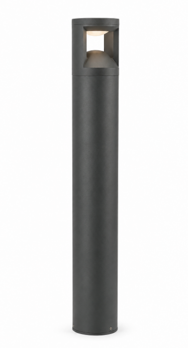FAN Europe LED Svítidlo WAMI Sloupek 12W 1530lm 3000/4000K Antracitová IP65 