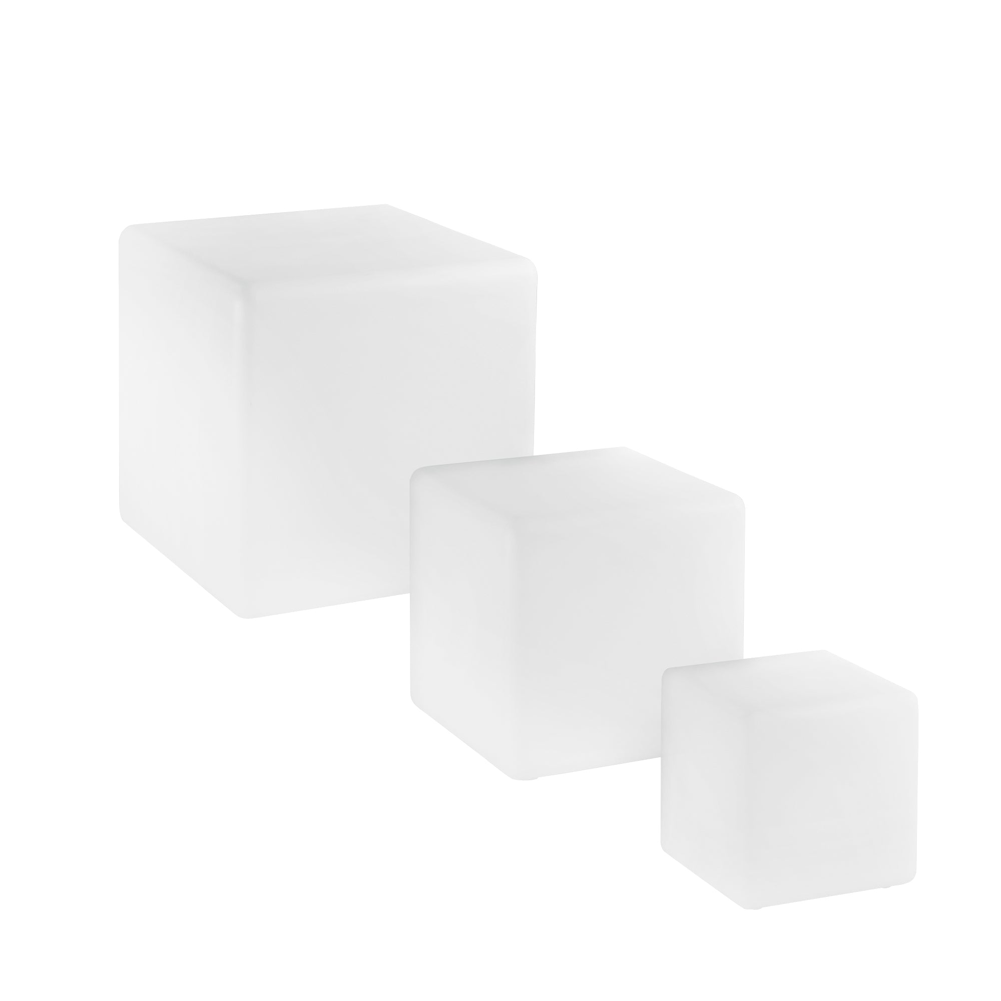 FAN Europe Svítidlo GECO Stojací kostka E27 IP65 50cm