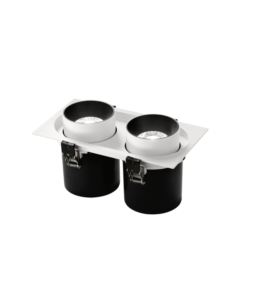 FAN Europe LED Svítidlo OUTSIDER Vestavné 2x15W 3750lm 2700/3200/4000 24° Bílá 