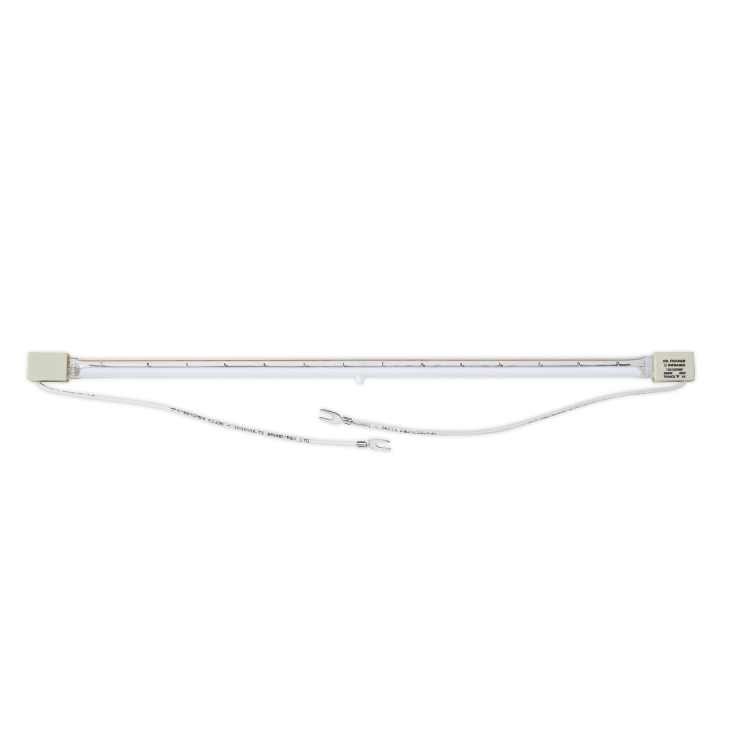 13169Z/98 Halogen IR 500W 235V SK15 - DR.FISCHER White Reflector