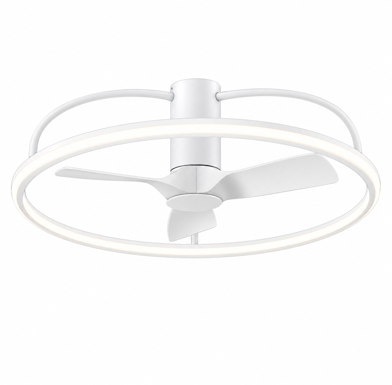 FAN Europe MAGNUS LED svítidlo stropní s ventilátorem bílé 80W 3000/4000/6500K 9400lm IP20 