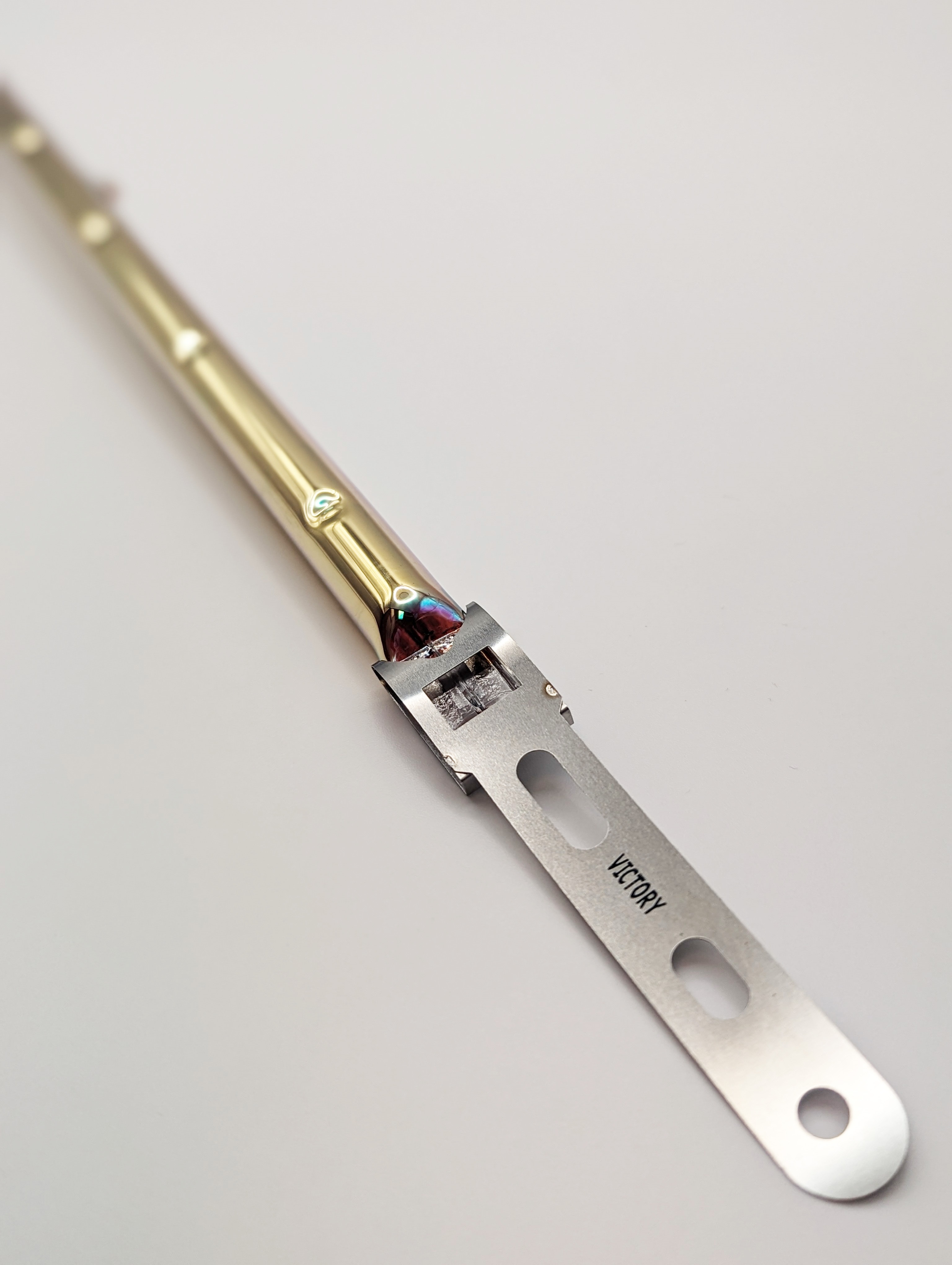 15008X Halogen IR 100W 235V Metal Strap - VICTORY Lighting Gold 