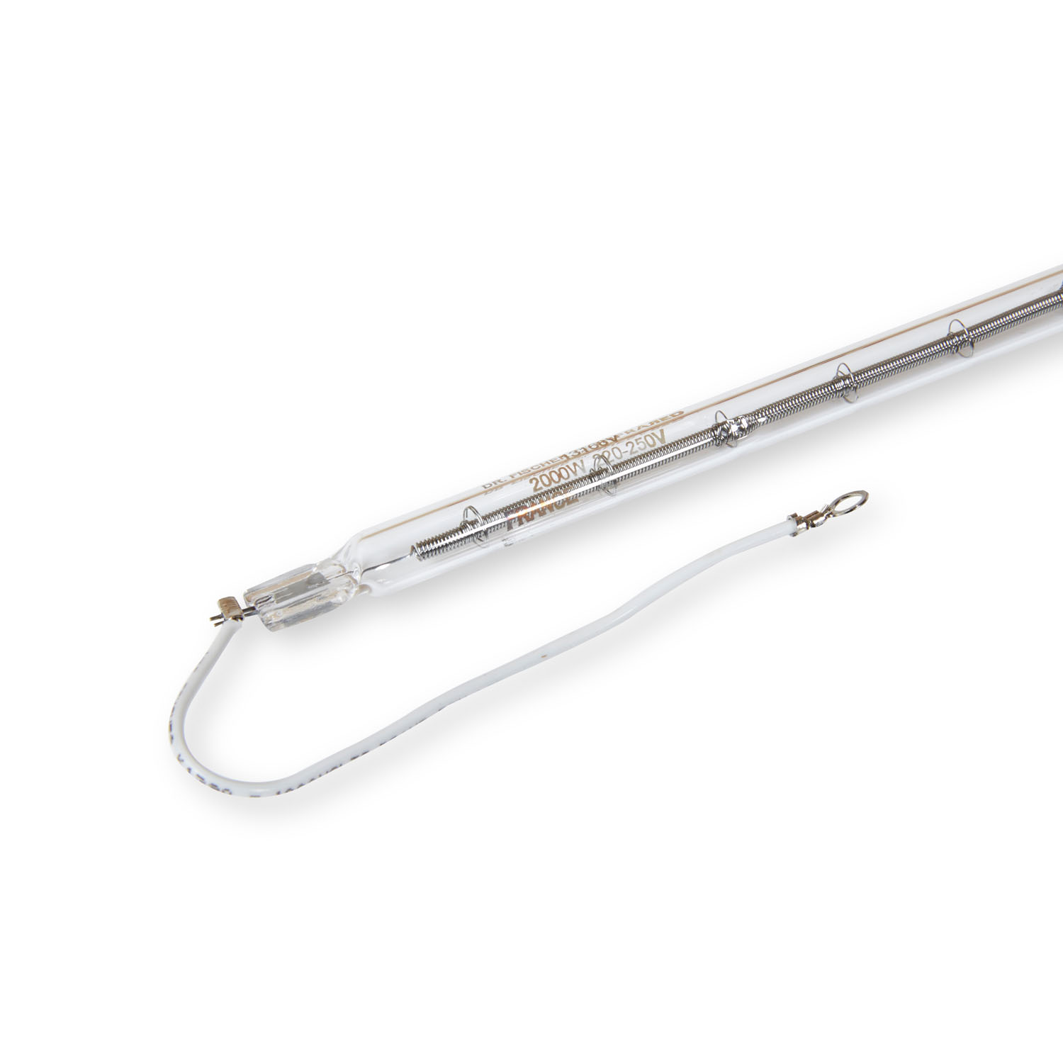 13168V Halogen IR 2000W 235V V-CAP - Dr.FISCHER Clear 