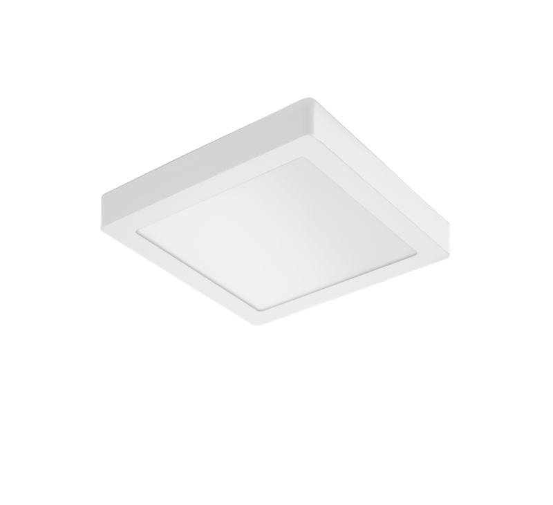 CENTURY LED stropní svítidlo PL-QUADRO hranaté přisazené 300x300X32mm 24W 3000K 1920Lm 120d IP20