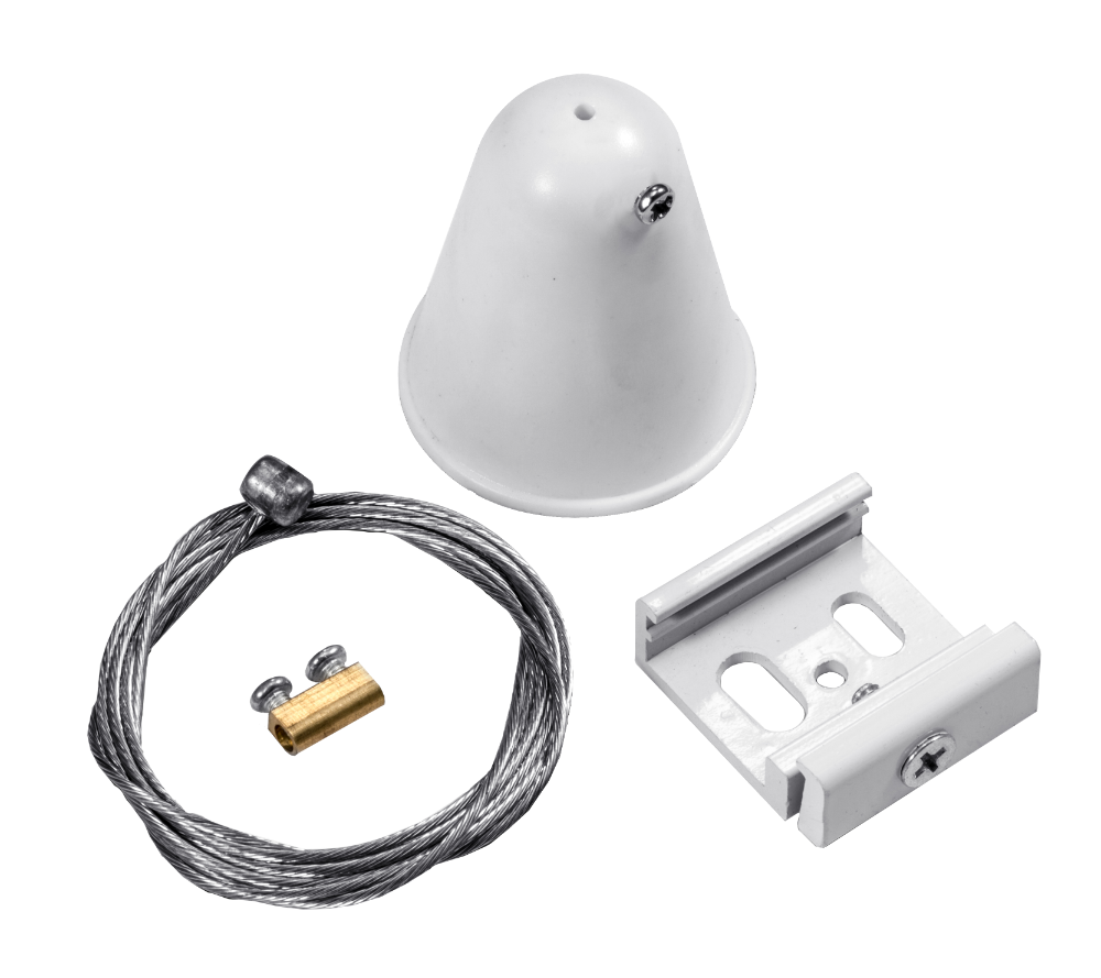 CENTURY Závěs pro 3 fázovou lištu TRACK Bílý KIT 