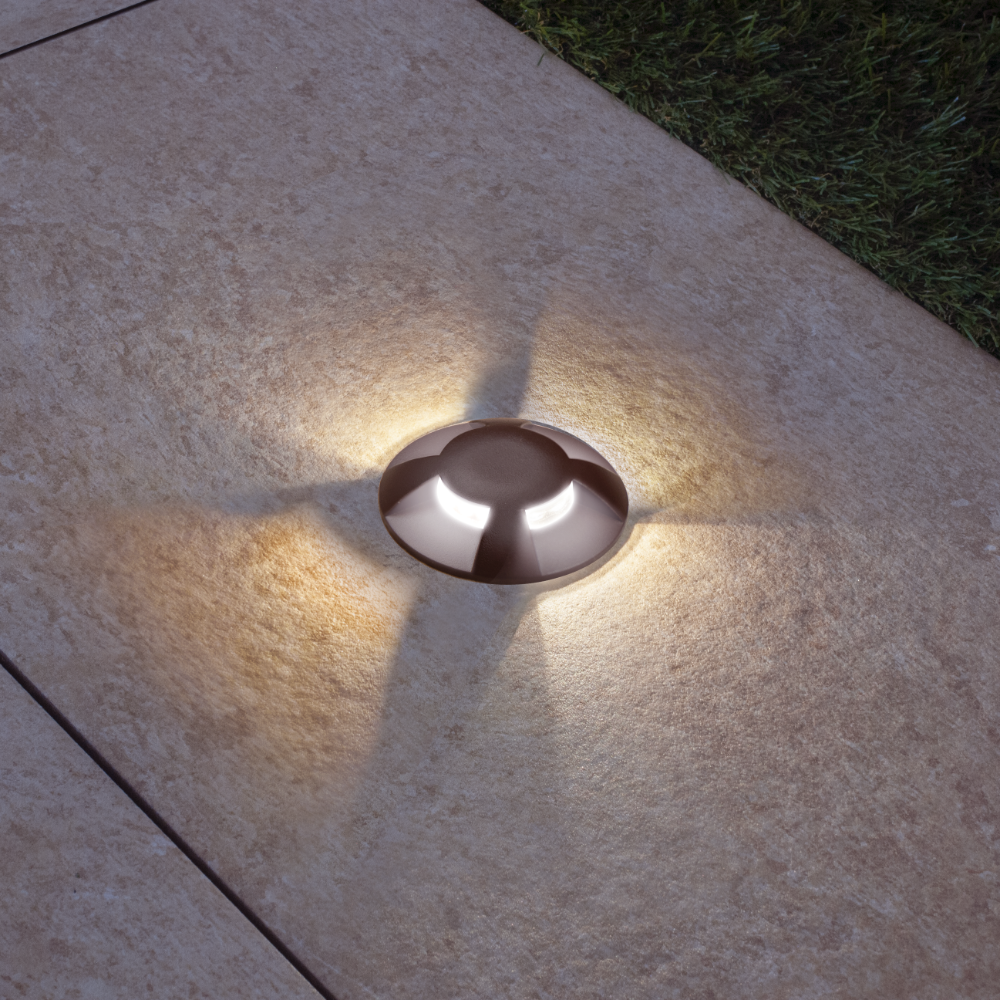 CENTURY ARGO krytka na svítidlo na 4 paprsky hnědá