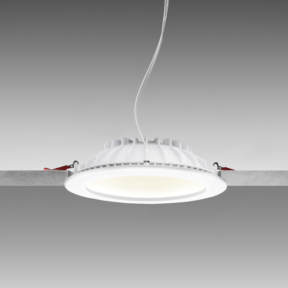 CENTURY Comfort LED svítidlo zapuštěné 24W 3000K 1200lm s vnitřním odrazem