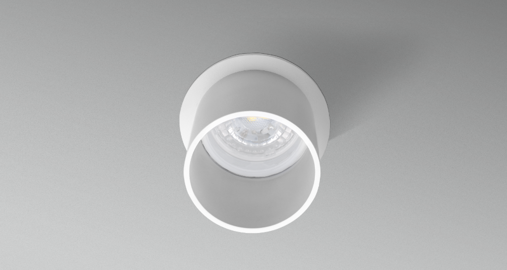 CENTURY ENFASI ROUND vestavné svítidlo pro GU10 bí