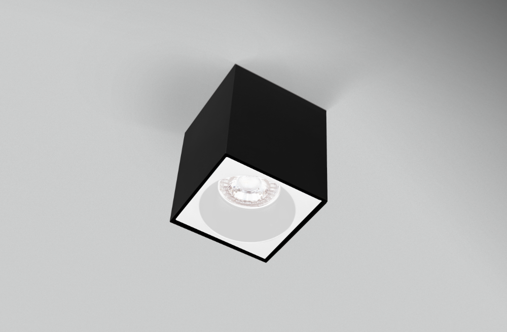 CENTURY ESSENZA LED stropní svítidlo GU10 IP20 černé/bílé