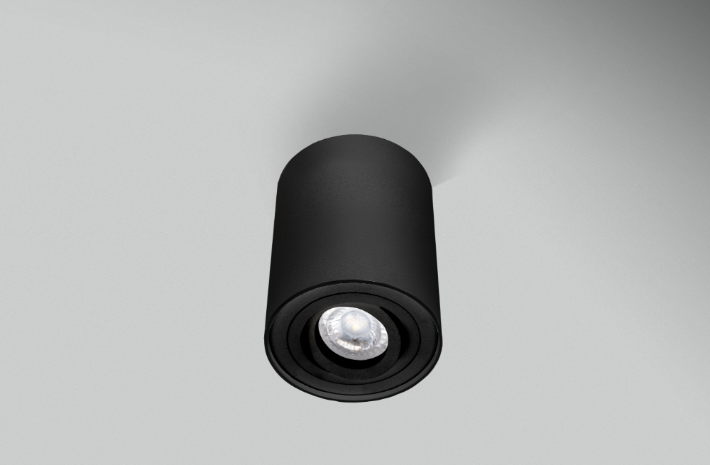 CENTURY ESSENZA LED stropní svítidlo GU10 černé