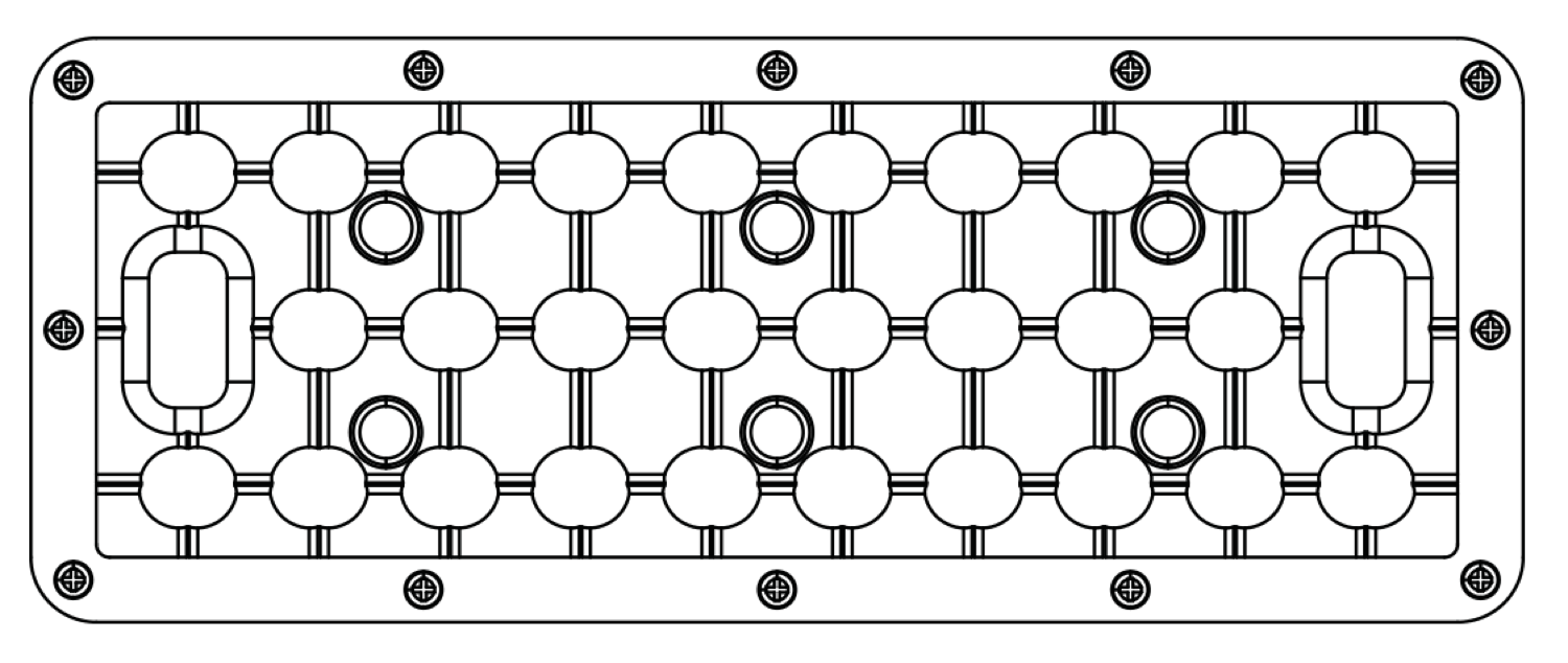 CENTURY PŘÍSLUŠENSTVÍ optika asym sada 3ks 50°x90°