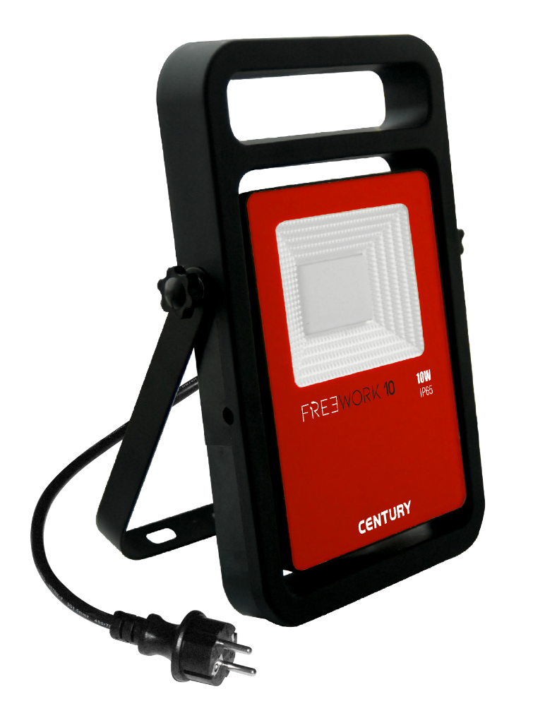 CENTURY LED Reflektor FREE WORK 10W 4000K 750Lm s kabelem 2 metry IP65