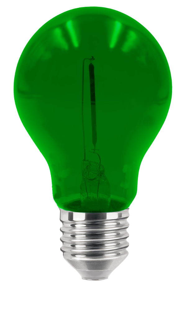 CENTURY FIESTA LED žárovka 0,6W E27 20lm 36V IP44 zelená