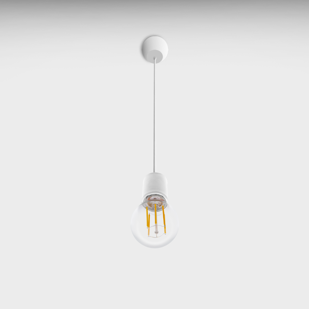 CENTURY FANTASY závěsné svítidlo 1,5m bílé pro LED žárovky E27