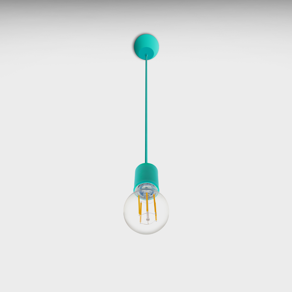 CENTURY FUSION LED závěsné svítidlo 1,5m tyrkysové