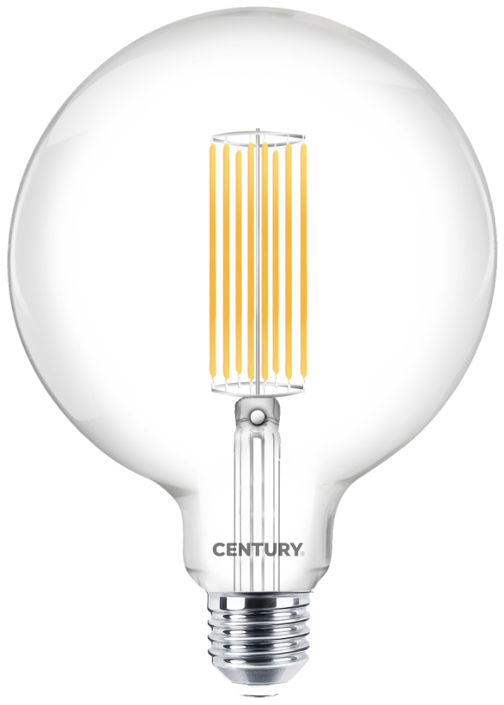 CENTURY LED FILAMENT GLOBE 125mm ČIRÁ 22W E27 2700K 3452Lm 360d 125x174mm IP20