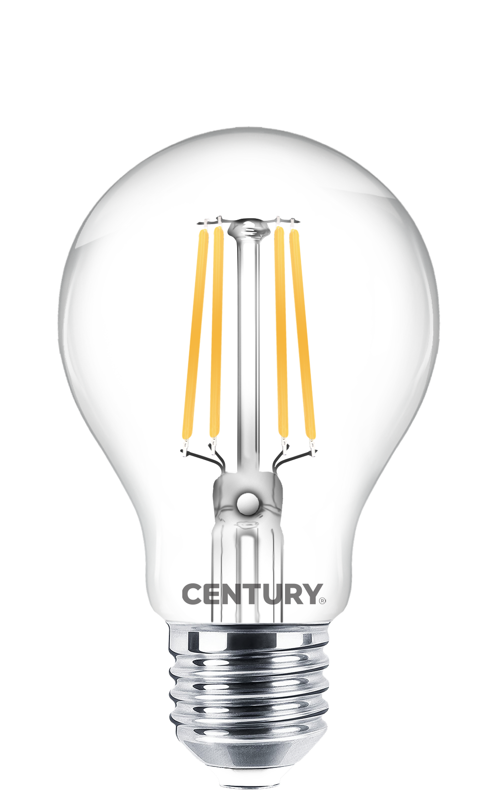 CENTURY LED FILAMENT HRUŠKA ČIRÁ 8W E27 4000K 806Lm 360d 60x105mm IP20