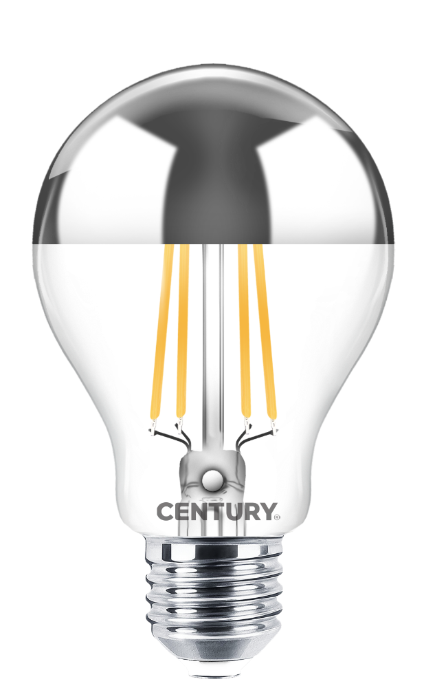 CENTURY LED HRUŠKA 11W E27 2700K 1350lm silver crown