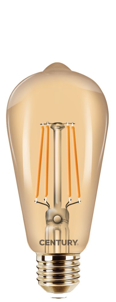 CENTURY LED FILAMENT ST64 EPOCA 11W E27 2200K 1350lm 360d 64x138mm DIMM IP20