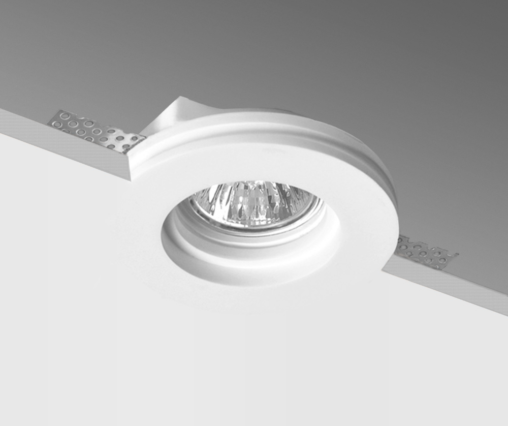 CENTURY JESSY vestavné sádrové svítidlo kruhové pr