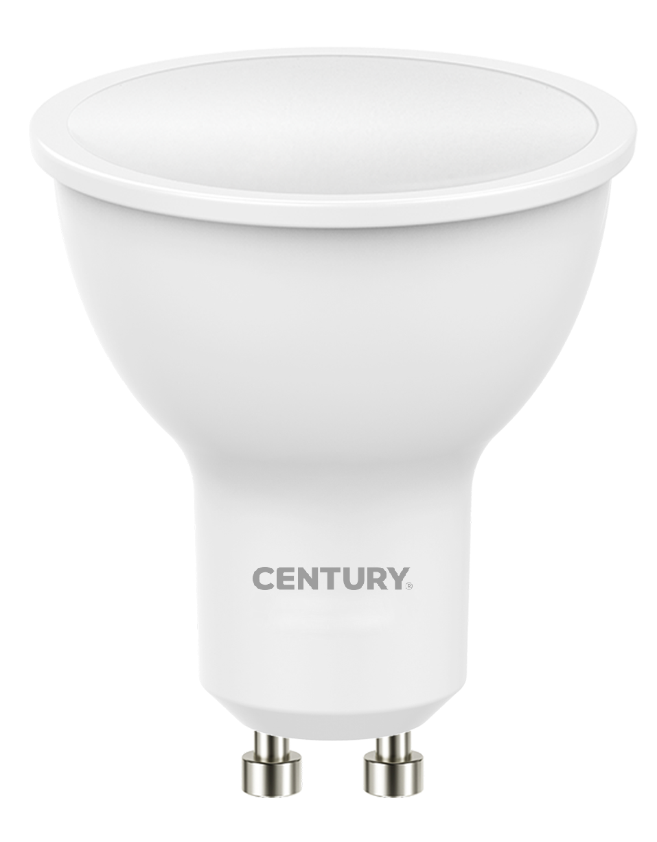 CENTURY LED žárovka 7W GU10 6000K 480lm 120° Ø50x59mm IP20