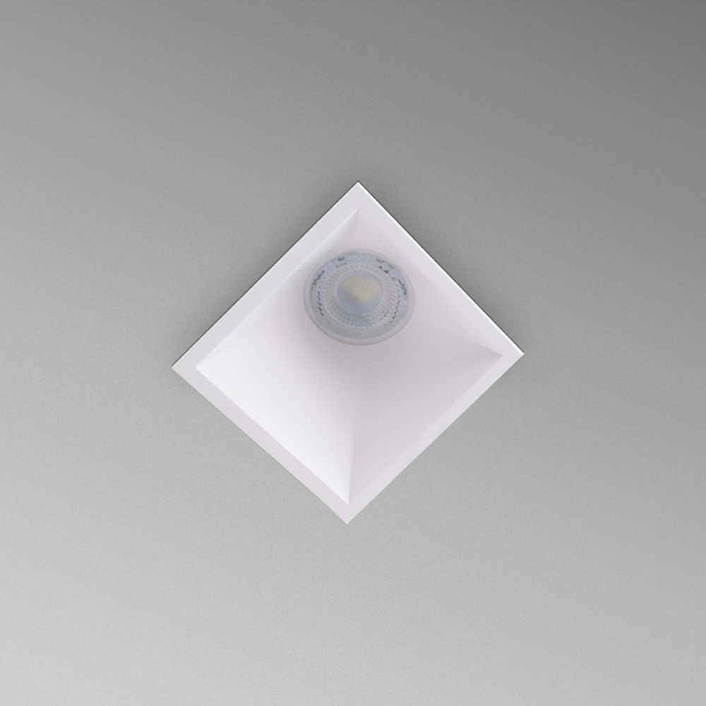 CENTURY KLIK bodovka vestavný korpus pro LED žárovku bílá