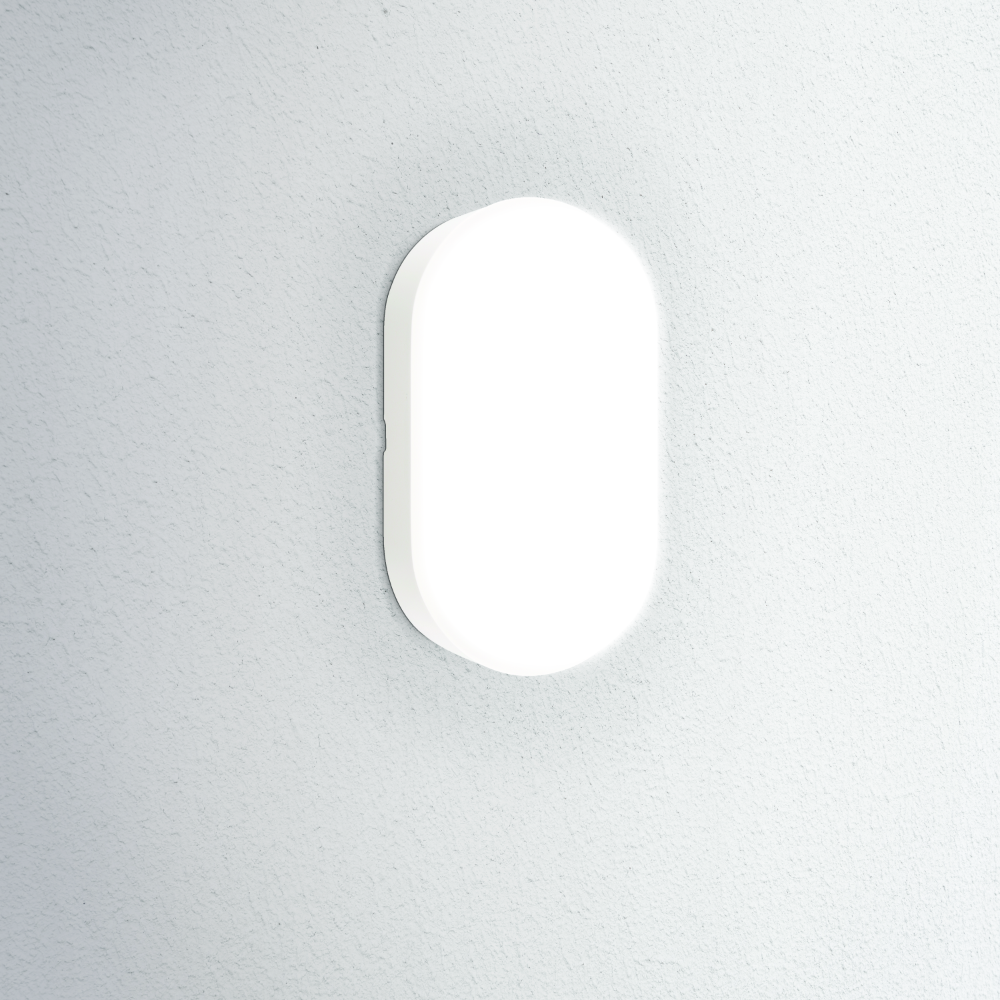 CENTURY OASI LED nástěnné svítidlo 14W CCT 1000lm IP54 oval bílé