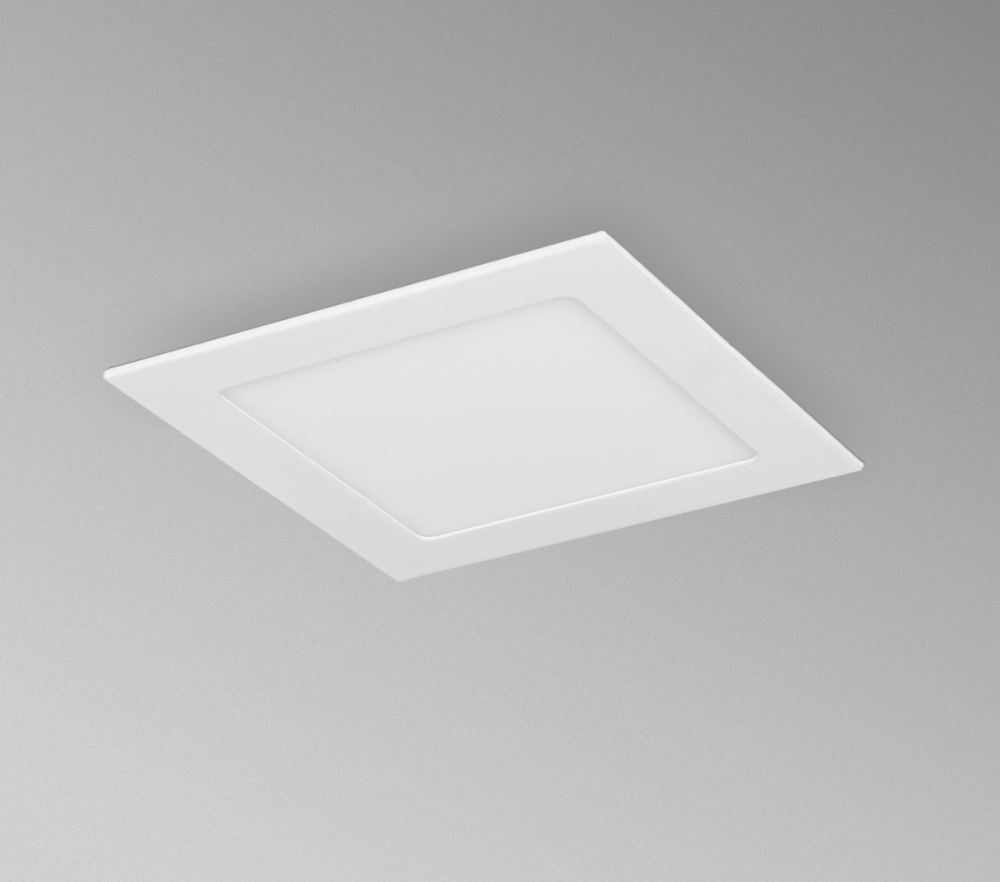 CENTURY PTONDO LED panel čtverec zapuštěný 145x145x20mm 9W 4000K 600Lm 120d IP20