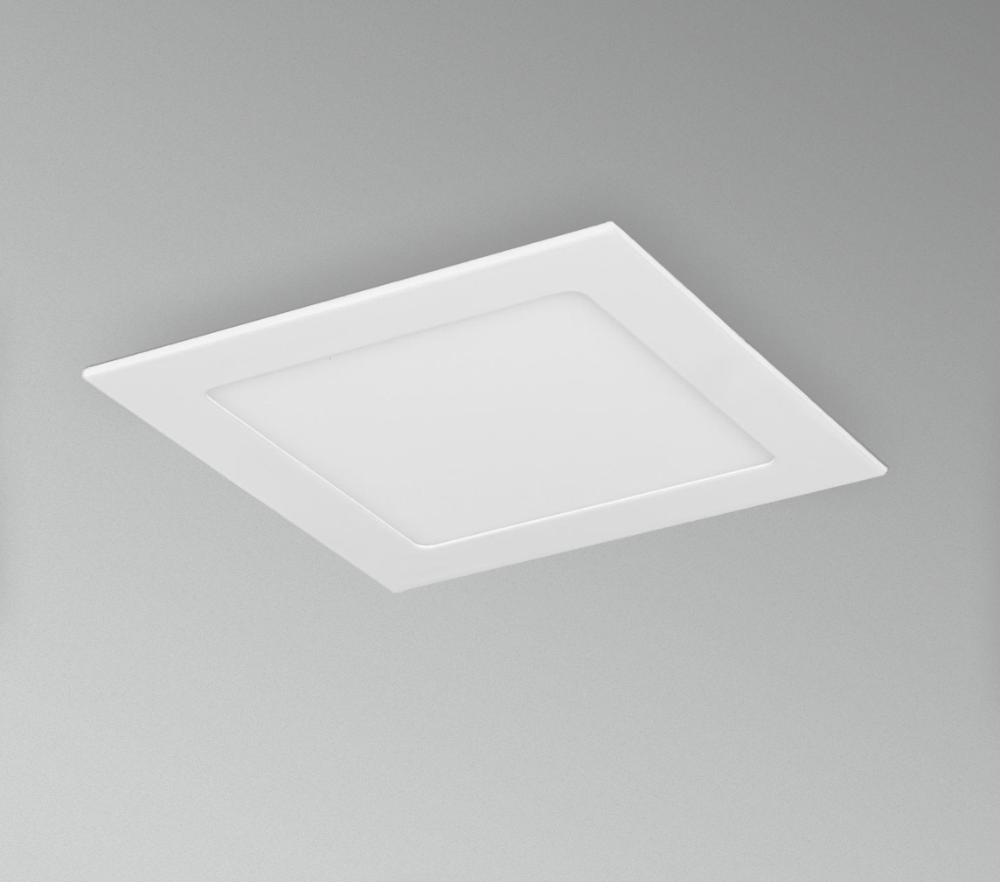 CENTURY PTONDO LED panel čtverec zapuštěný 225x225x15mm 18W 3000K 1440lm 120d IP20