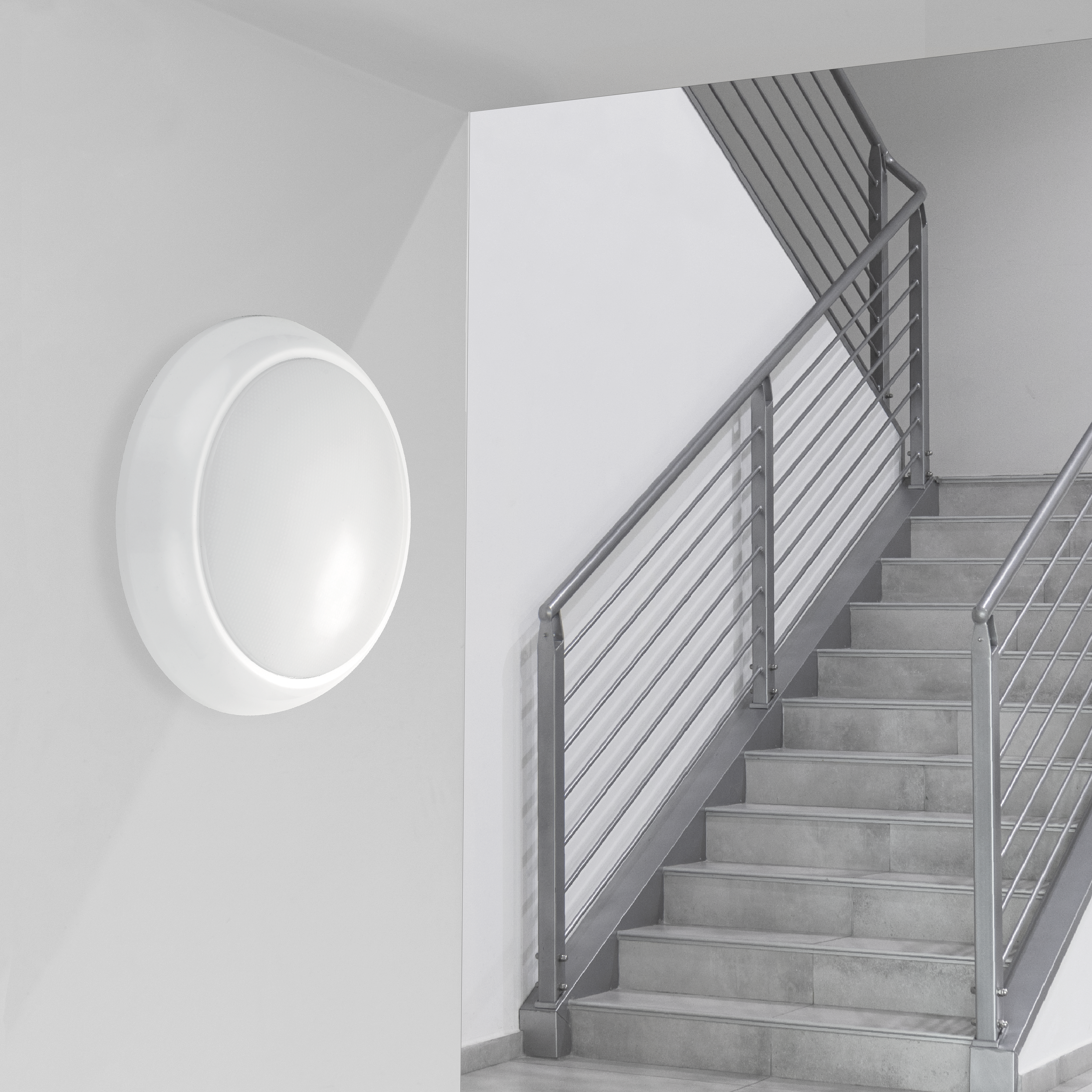 CENTURY PRATIKA LED nástěnné svítidlo 18W 4000K 1200lm IP54 SE SENZOREM