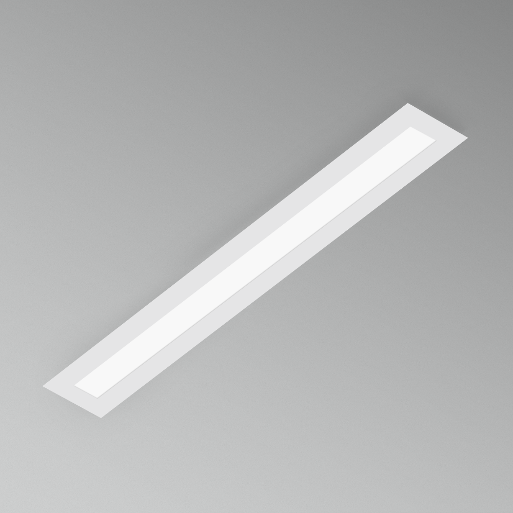 CENTURY LED lineární svítidlo P-QUADRO k zapuštění do SDK 1200x100x8mm 36W 3000K