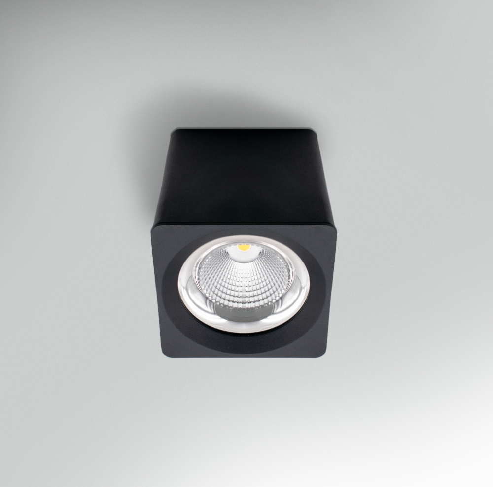CENTURY QUBE LED stropní svítidlo 15W 3000K 1350lm černé