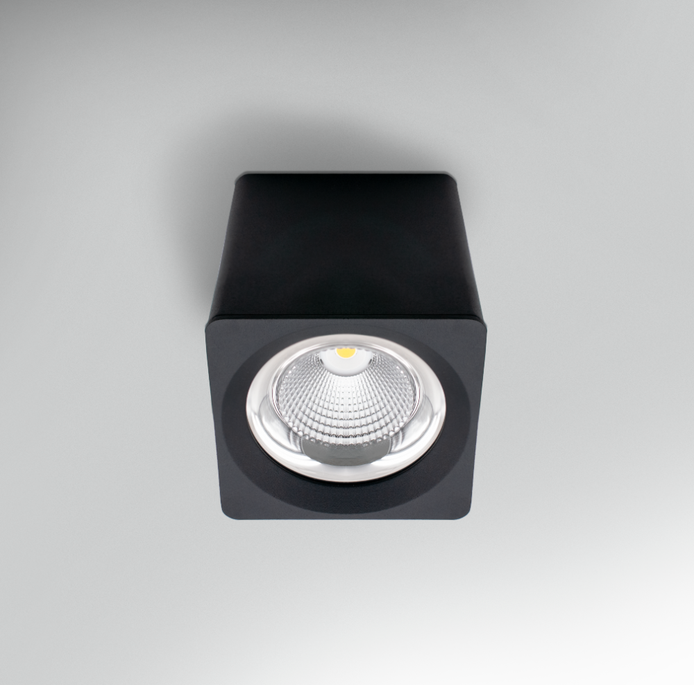 CENTURY QUBE LED stropní svítidlo 25W 4000K 2500lm černé