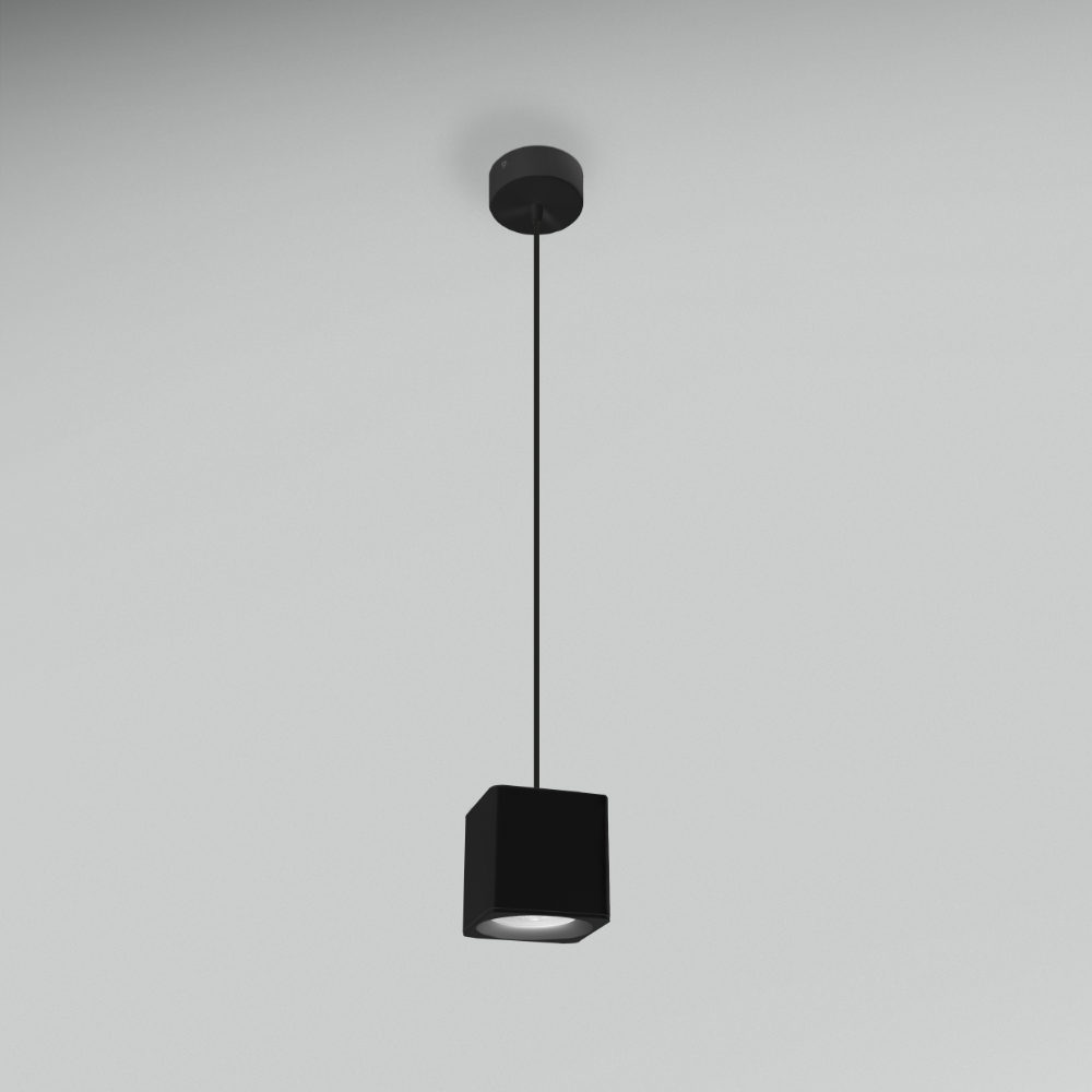 CENTURY QUBE LED závěsné svítidlo 5W 3000K 450lm černé
