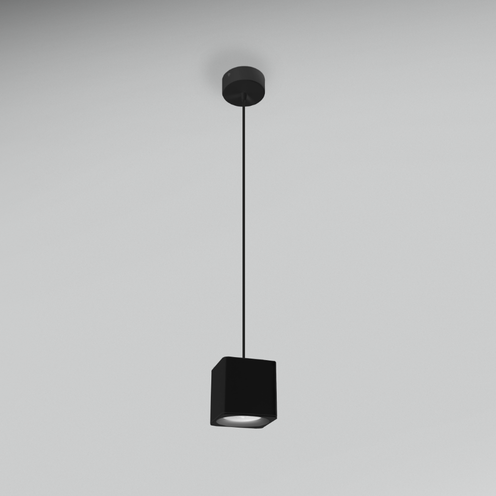 CENTURY QUBE LED závěsné svítidlo 5W 4000K 450lm černé