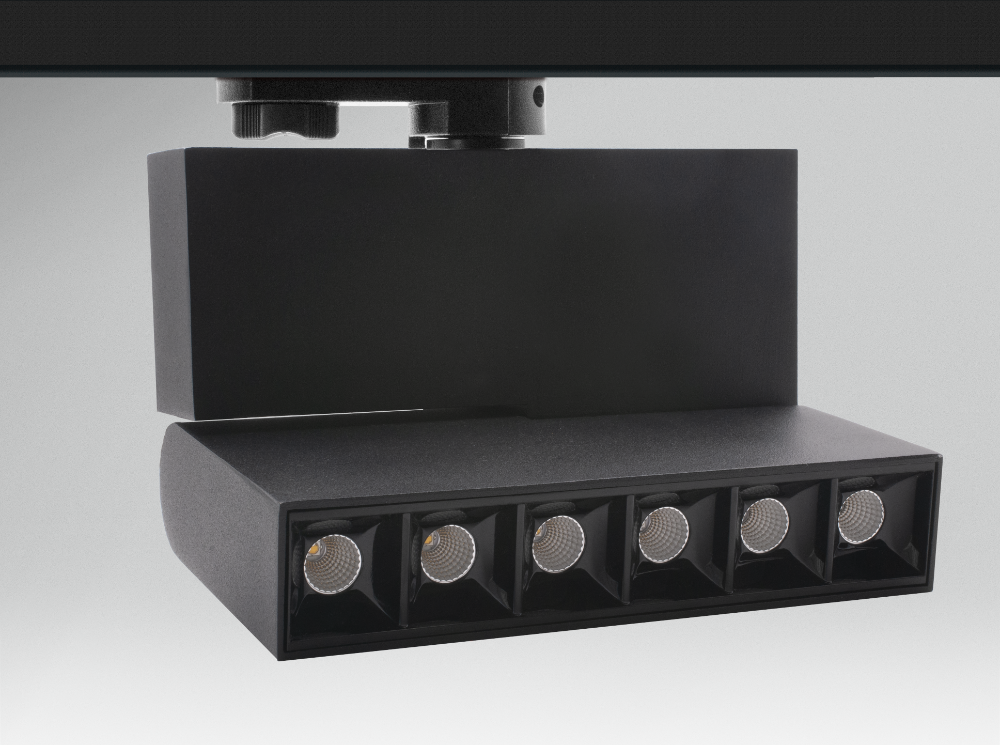 CENTURY REGIA reflektor do 3f lišty černý 18W 3000K 1200lm 30° kolejnicové