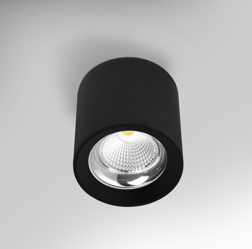 CENTURY RONDO LED stropní svítidlo 35W 3000K 3675lm černé
