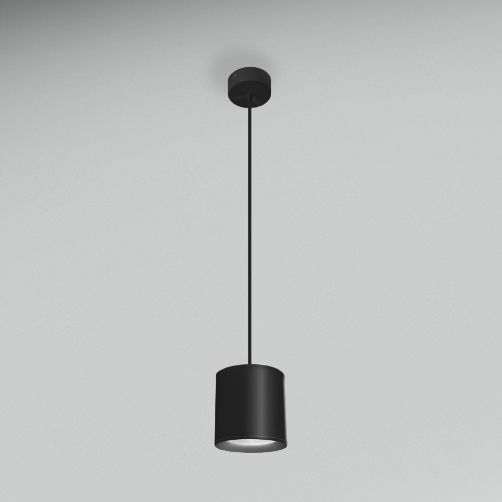 CENTURY RONDO LED závěsné svítidlo 15W 3000K 1275lm černé