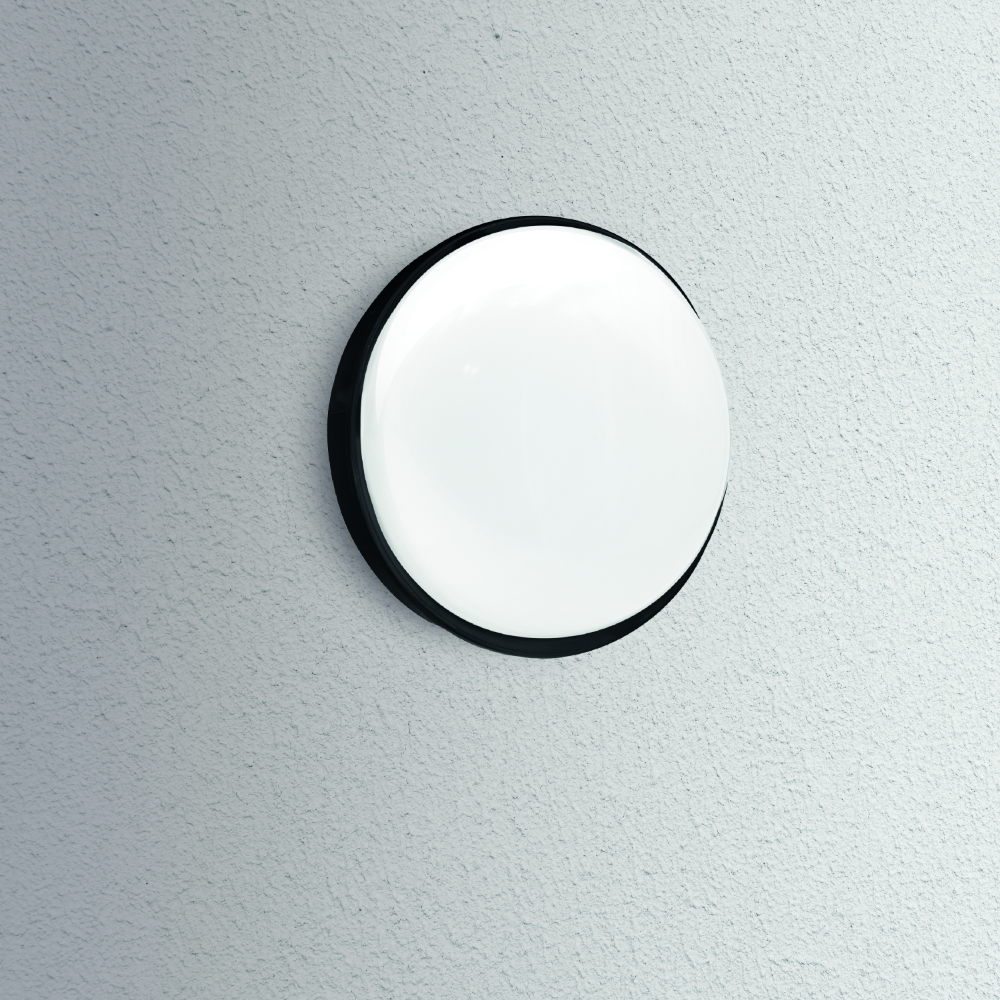 CENTURY Simply LED stropní svítidlo 24W 4000K 1920lm IP65 kulaté černé