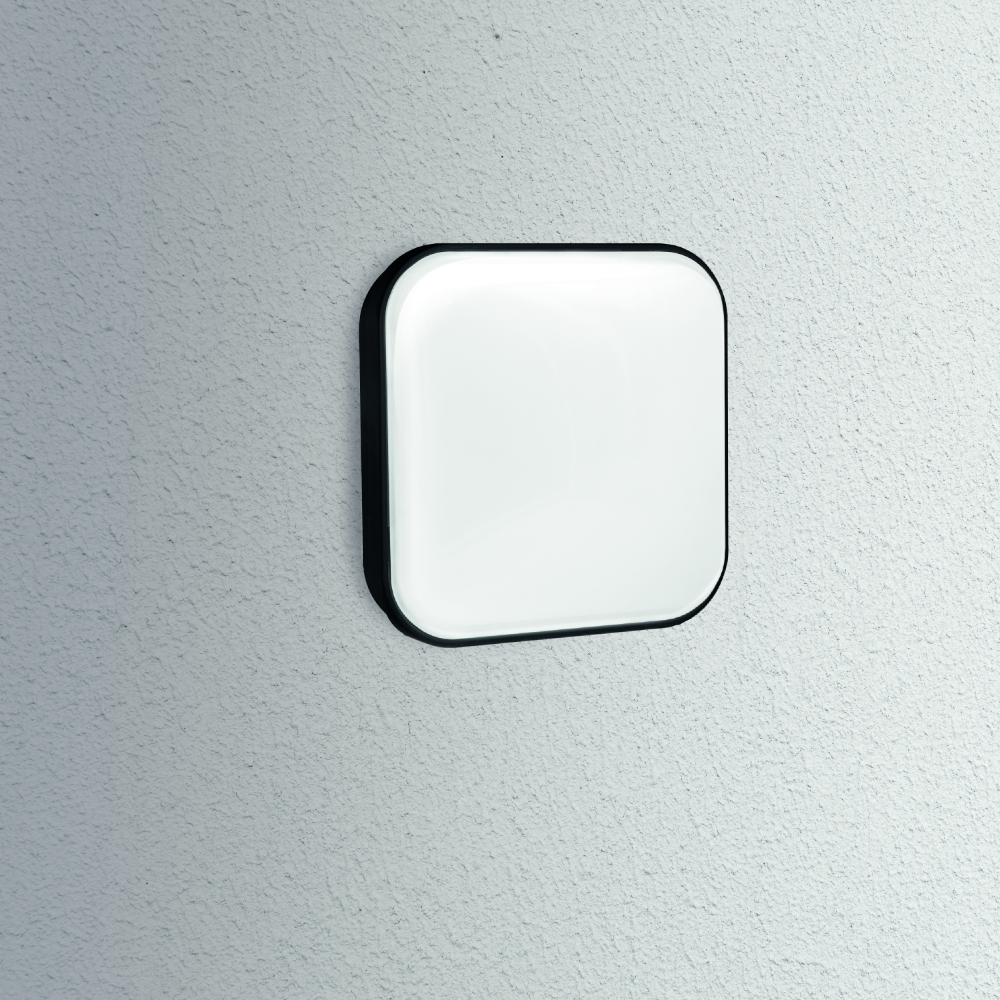 CENTURY Simply LED stropní svítidlo 16W 4000K 1280lm IP65 hranaté černé