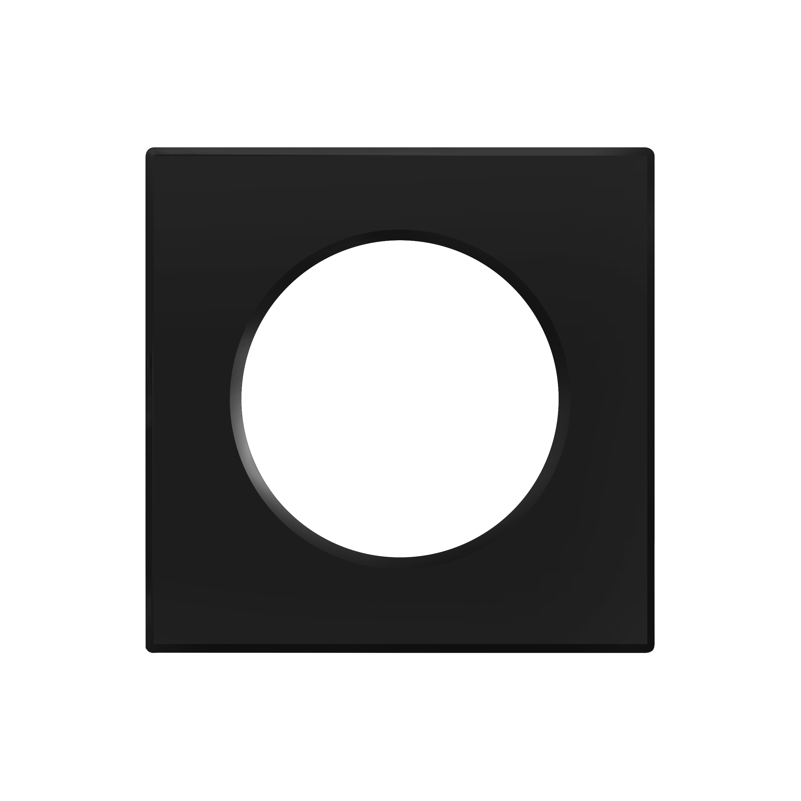 CENTURY SPOT 65 vyměnitelný kryt čtverec černý